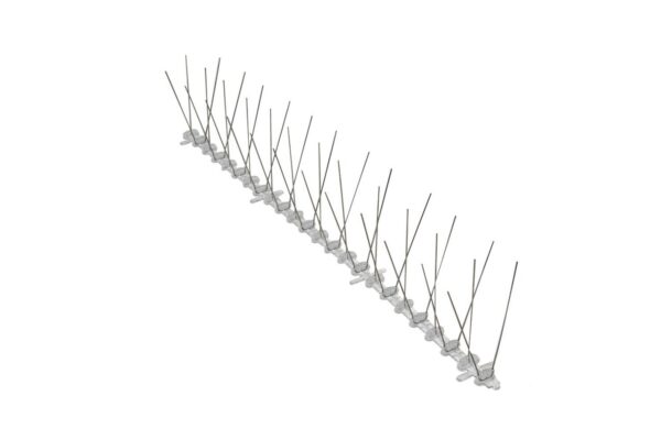 DePalma's 2 3/4 Wide Base Bird Spikes – 100 Feet Roll – Premium Stainless Steel Bird Deterrent for Residential and Commercial Use