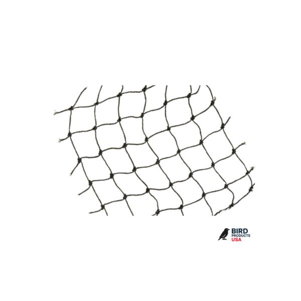 Nylon bird netting 2in 25ft roll for pigeon and seagull control